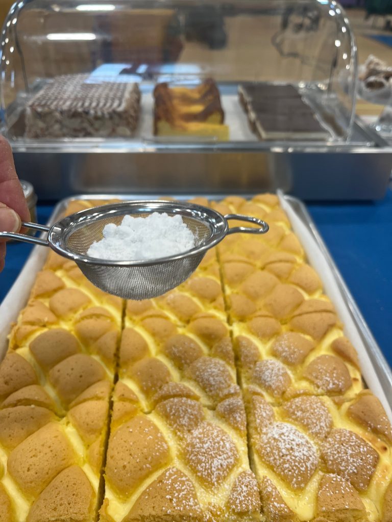 Farmers Cheese Pillow Cake at Market